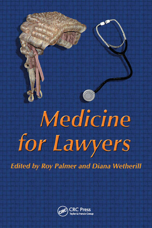 Book cover of Medicine for Lawyers