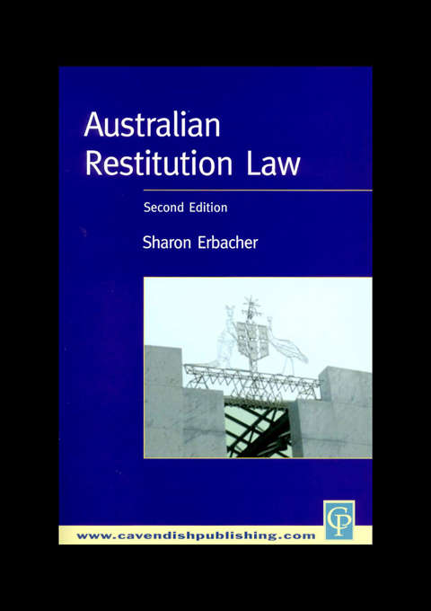 Book cover of Australian Restitution Law (Australian Principles)