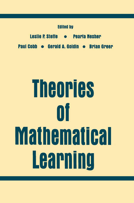 Book cover of Theories of Mathematical Learning