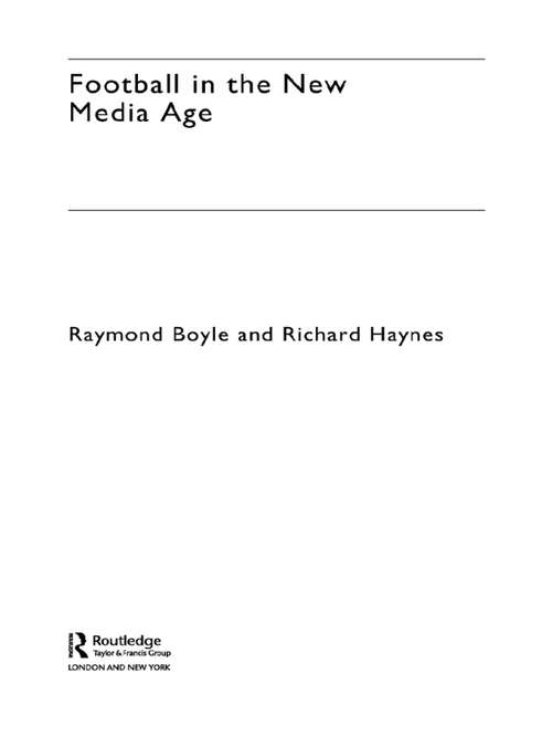 Book cover of Football in the New Media Age