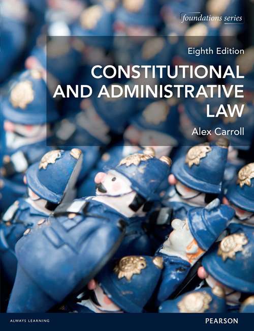 Book cover of Constitutional and Administrative Law