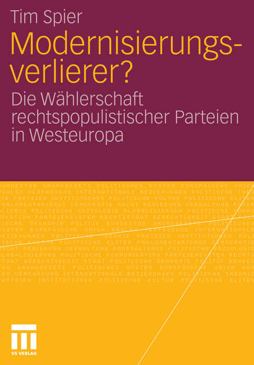 Book cover of Modernisierungsverlierer?: Die Wählerschaft rechtspopulistischer Parteien in Westeuropa (2010)