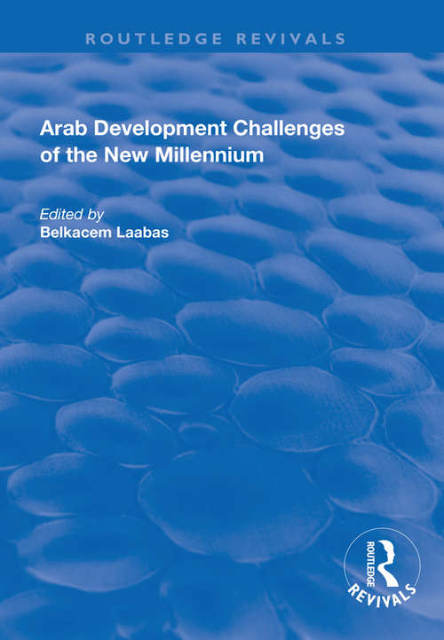 Book cover of Arab Development Challenges of the New Millennium
