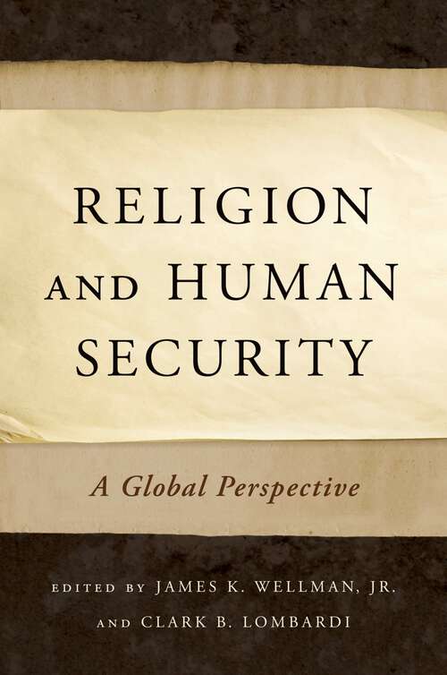 Book cover of Religion and Human Security: A Global Perspective