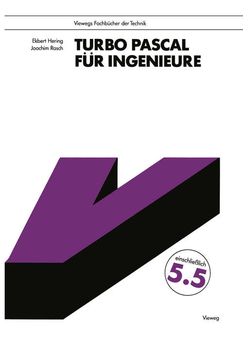 Book cover of Turbo Pascal für Ingenieure (1990)