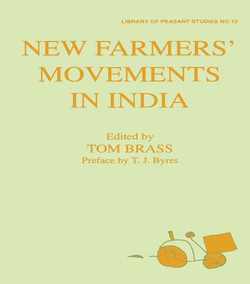 Book cover of New Farmers' Movements in India