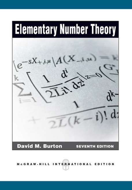 Book cover of EBOOK: Elementary Number Theory (UK Higher Education  Mathematics Mathematics)