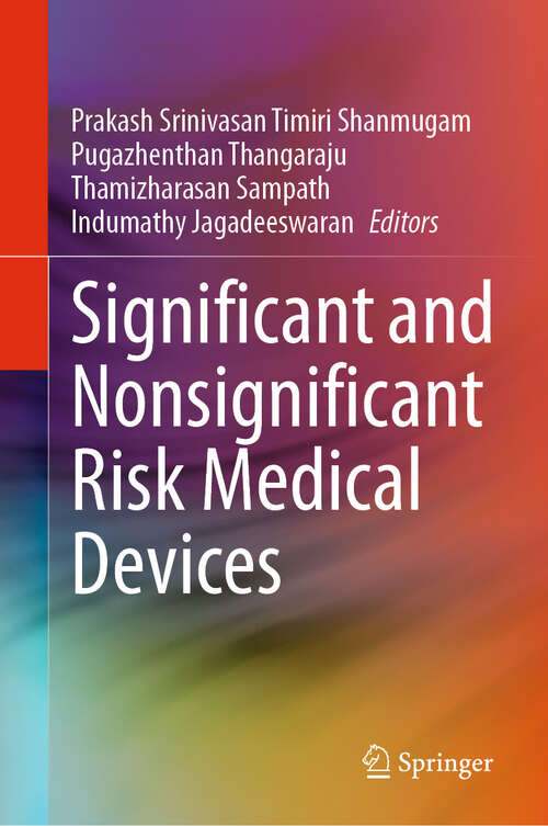 Book cover of Significant and Nonsignificant Risk Medical Devices (2024)