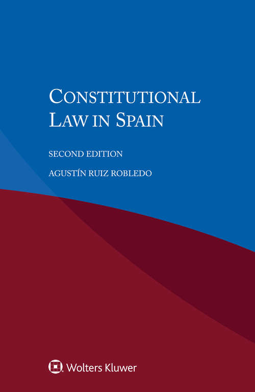 Book cover of Constitutional Law in Spain (2)