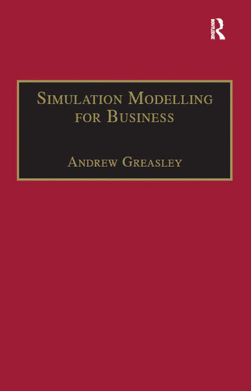 Book cover of Simulation Modelling for Business (Innovative Business Textbooks)