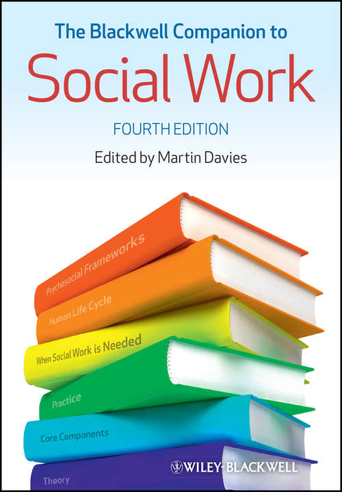 Book cover of The Blackwell Companion to Social Work (4)
