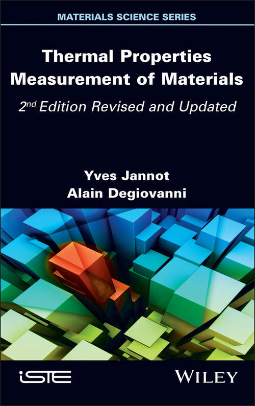 Book cover of Thermal Properties Measurement of Materials (2) (ISTE Invoiced)