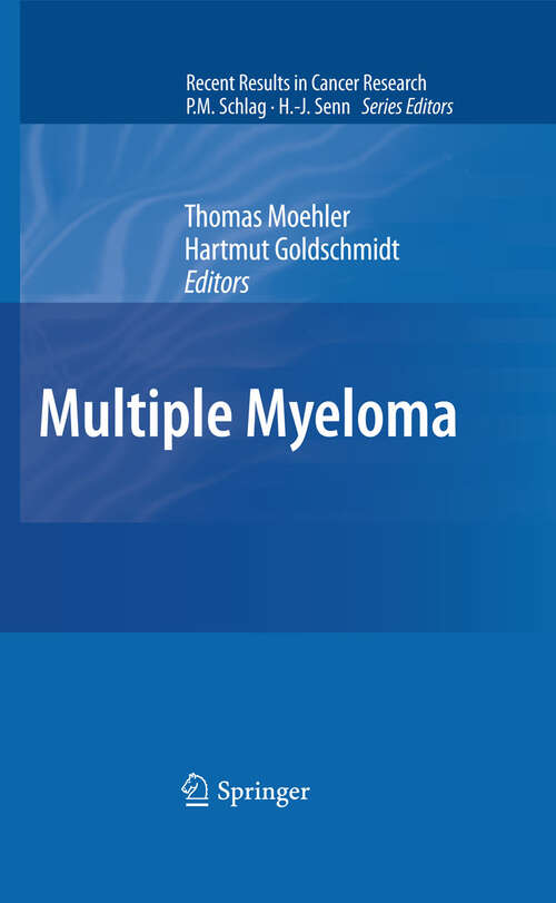 Book cover of Multiple Myeloma (2011) (Recent Results in Cancer Research #183)