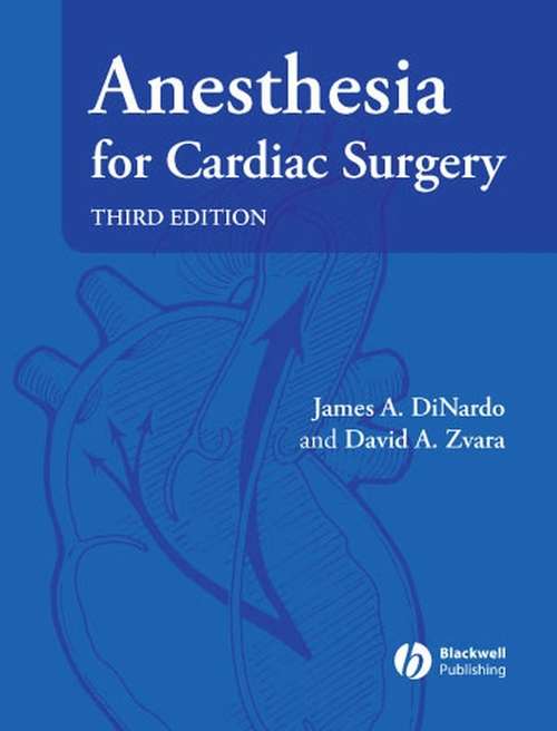 Book cover of Anesthesia for Cardiac Surgery (3)