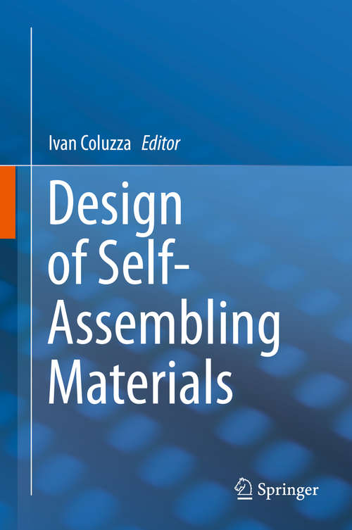 Book cover of Design of Self-Assembling Materials