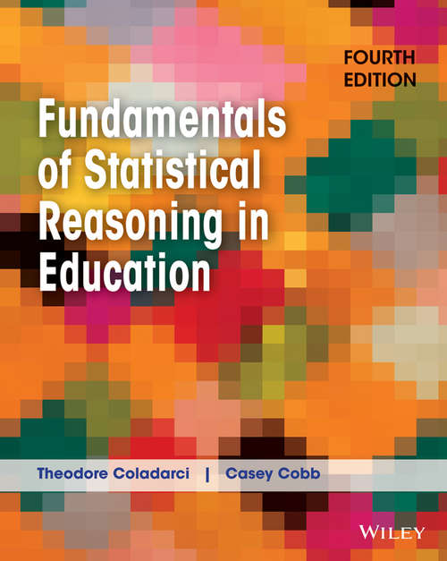 Book cover of Fundamentals of Statistical Reasoning in Education