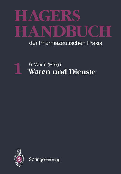 Book cover of Waren und Dienste (5. Aufl. 1990)