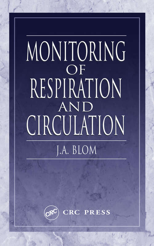 Book cover of Monitoring of Respiration and Circulation