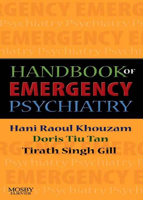 Book cover of Handbook of Emergency Psychiatry E-Book