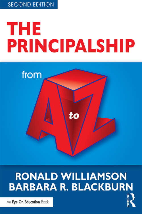 Book cover of The Principalship from A to Z (2) (A to Z Series)