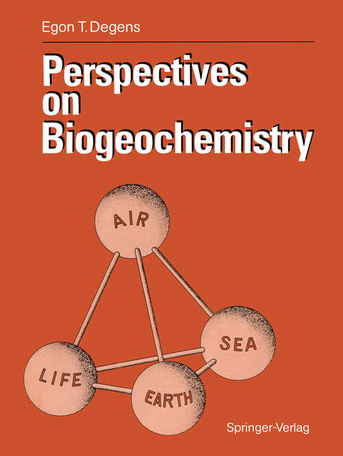 Book cover of Perspectives on Biogeochemistry (1989)