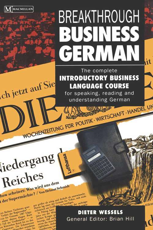 Book cover of Breakthrough Business German (1st ed. 1992) (Breakthrough Language)