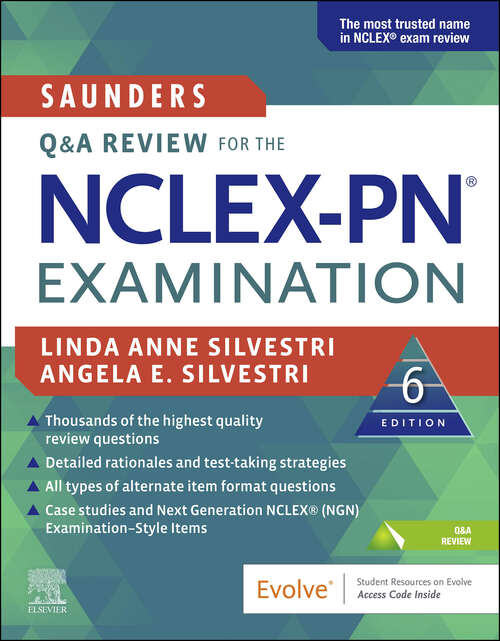Book cover of Saunders Q & A Review for the NCLEX-PN® Examination E-Book (4)