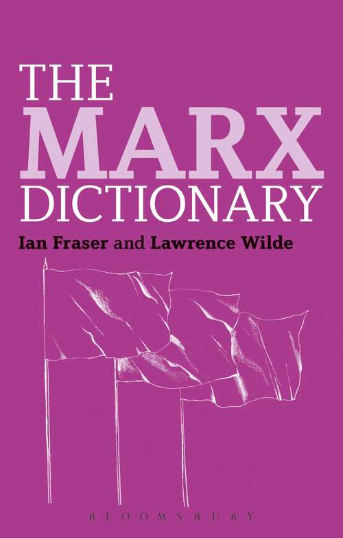 Book cover of The Marx Dictionary (Continuum Philosophy Dictionaries)