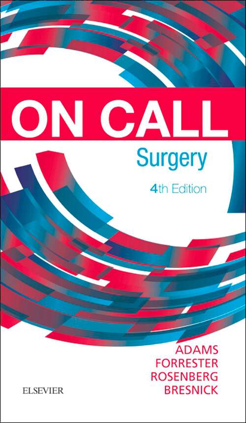 Book cover of On Call Surgery E-Book: On Call Surgery E-Book (4) (On Call)