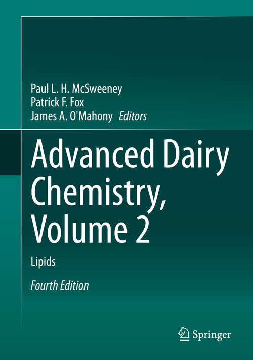 Book cover of Advanced Dairy Chemistry, Volume 2: Lipids (4th ed. 2020)