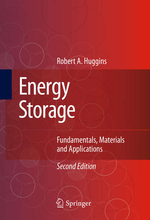 Book cover of Energy Storage: Fundamentals, Materials and Applications (2nd ed. 2016)