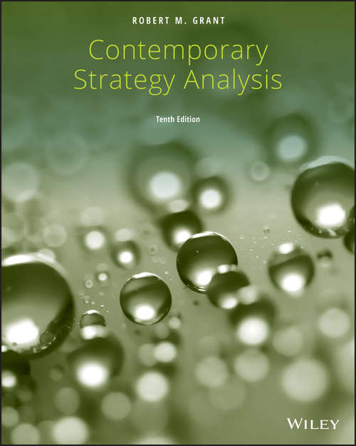 Book cover of Contemporary Strategy Analysis