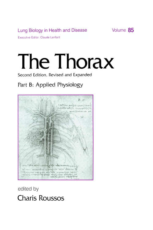 Book cover of The Thorax, ---Part B: Applied Physiology (In Three Parts) (2)