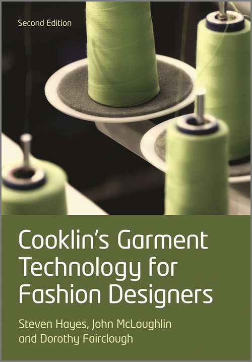 Book cover of Cooklin's Garment Technology for Fashion Designers (2)