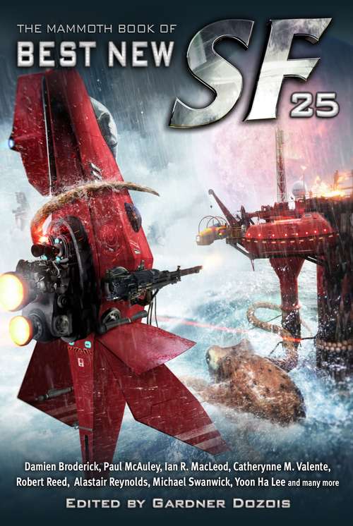 Book cover of The Mammoth Book of Best New SF 25 (Mammoth Books)