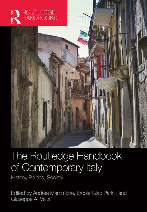 Book cover of The Routledge Handbook of Contemporary Italy: History, politics, society