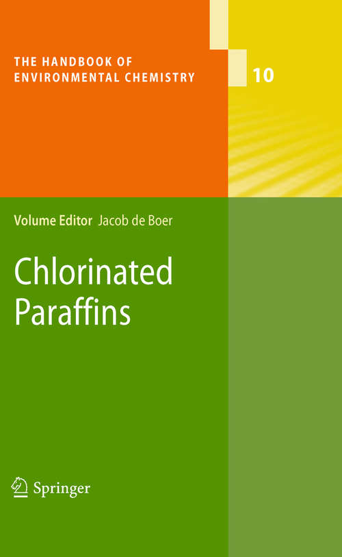 Book cover of Chlorinated Paraffins (2010) (The Handbook of Environmental Chemistry #10)