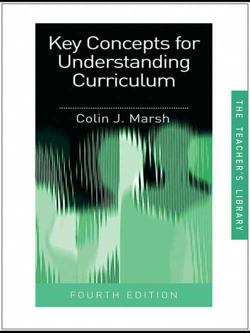 Book cover of Key Concepts For Understanding Curriculum