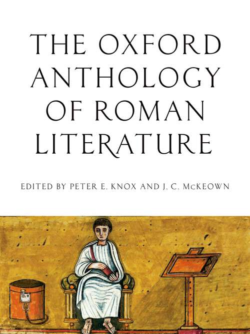 Book cover of The Oxford Anthology of Roman Literature