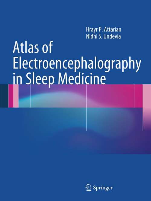 Book cover of Atlas of Electroencephalography in Sleep Medicine (2012)