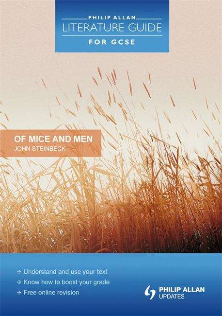 Book cover of Philip Allan Literature Guide: "Of Mice and Men" Study (PDF)