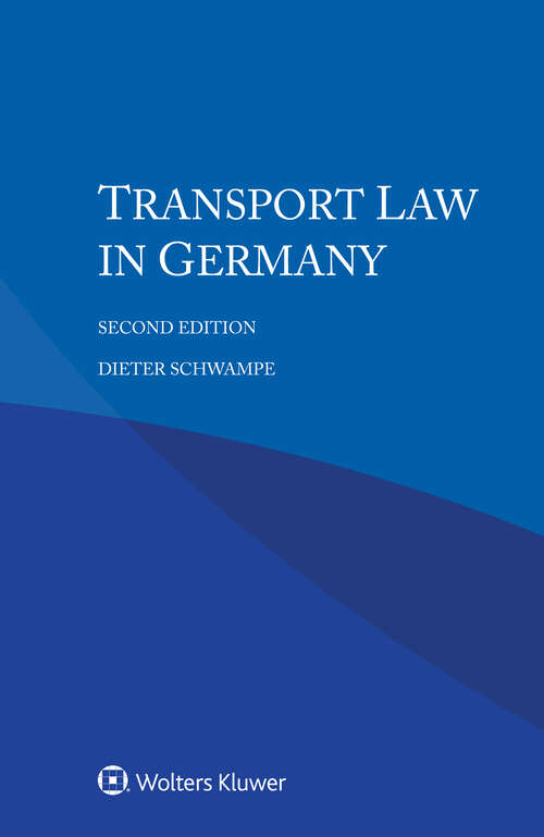Book cover of Transport Law in Germany