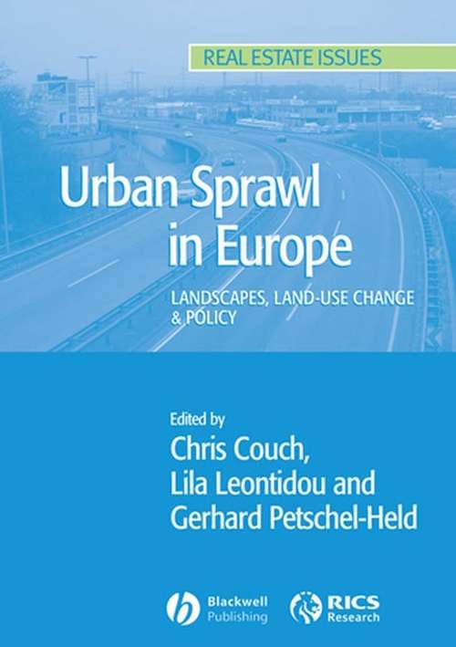 Book cover of Urban Sprawl in Europe: Landscape, Land-Use Change and Policy