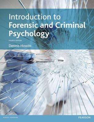 Book cover of Introduction to Forensic and Criminal Psychology (4th edition) (PDF)