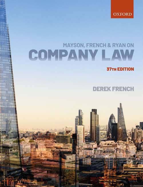 Book cover of Mayson, French & Ryan on Company Law