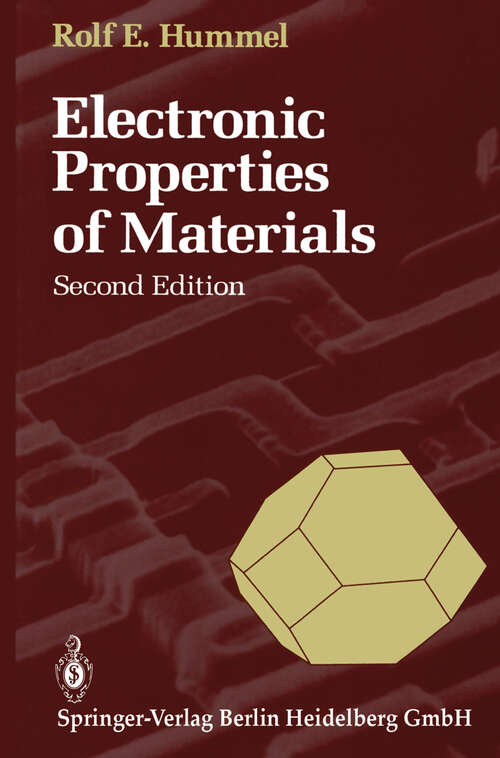 Book cover of Electronic Properties of Materials: An Introduction for Engineers (2nd ed. 1993)