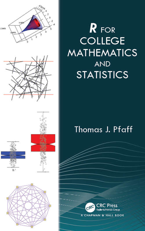 Book cover of R For College Mathematics and Statistics