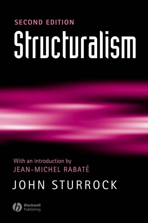 Book cover of Structuralism (2)