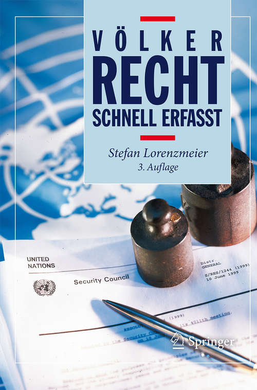 Book cover of Völkerrecht - Schnell erfasst (3. Aufl. 2016) (Recht - schnell erfasst)