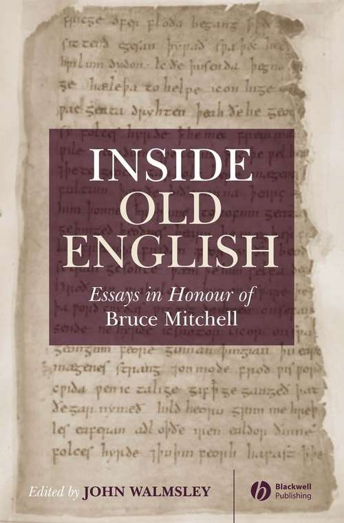 Book cover of Inside Old English: Essays in Honour of Bruce Mitchell